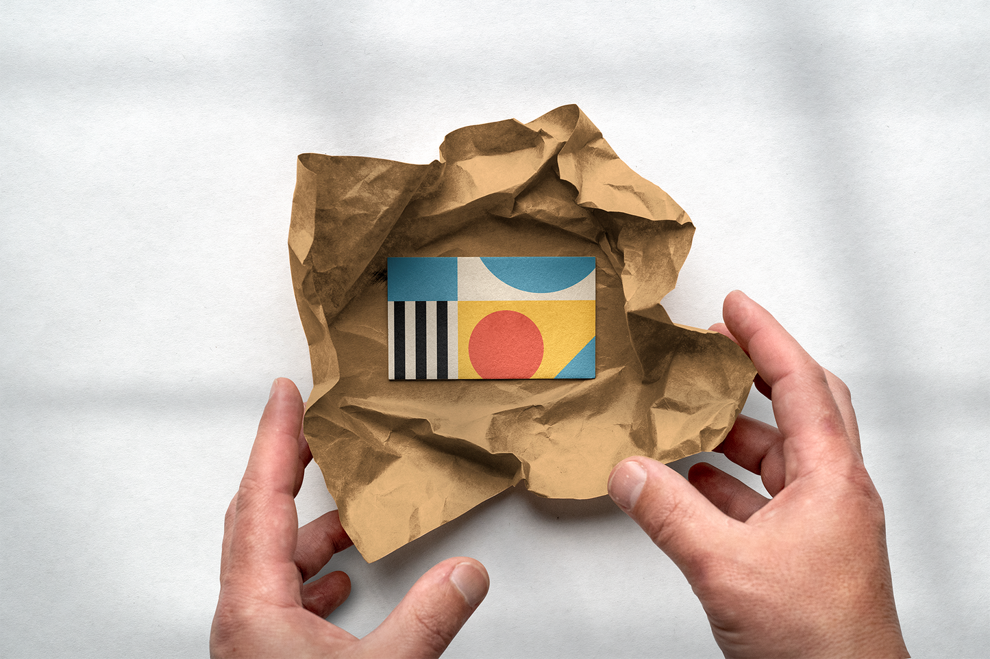 Textured Business Card Mockup No.02