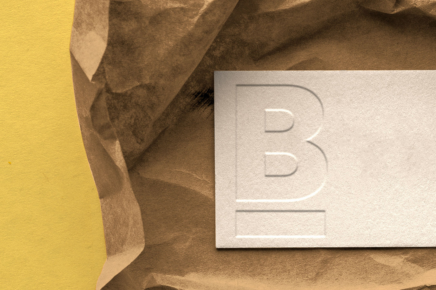Textured Business Card Mockup No.02
