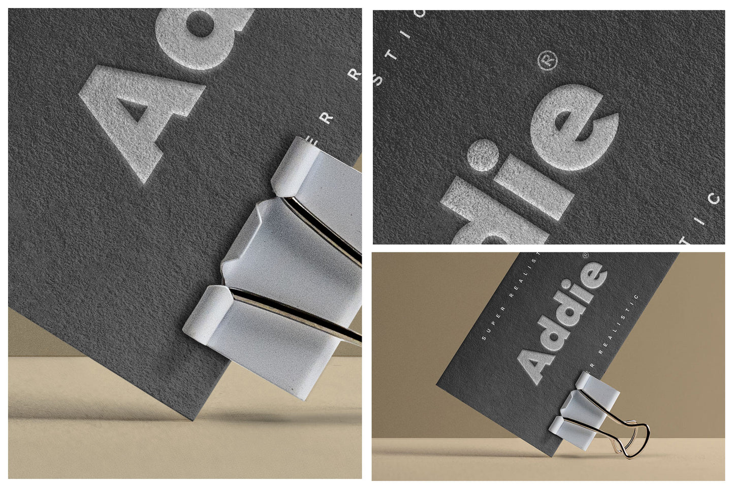 Textured Business Card Mockup No.01